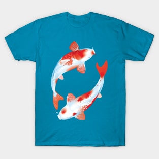 Asian Culture Japanese Koi Fish Japan Carp in the Pond T-Shirt